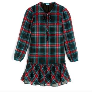 Draper James Plaid Shift Dress - EUC